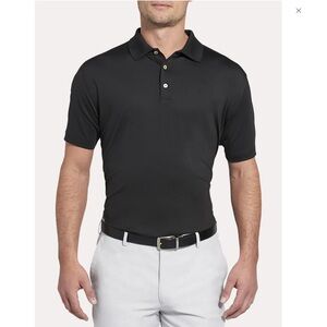 NWT PETER MILLAR SOLID PERFORMANCE POLO In Black M